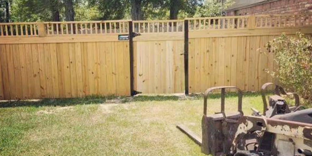 wood fence